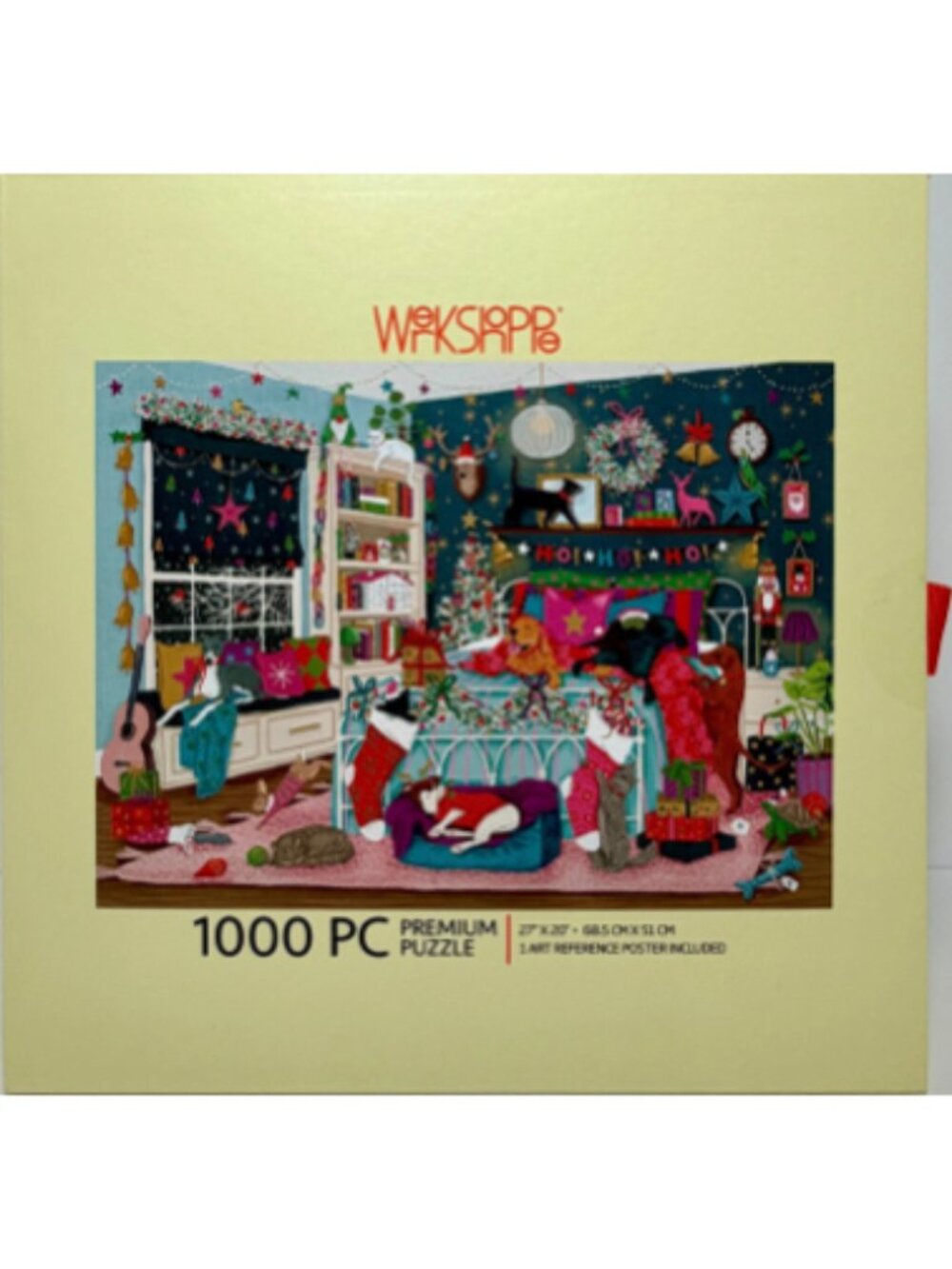 WerkShoppe Christmas Morning 1000 Piece Premium Jigsaw Puzzle Sally Wilson